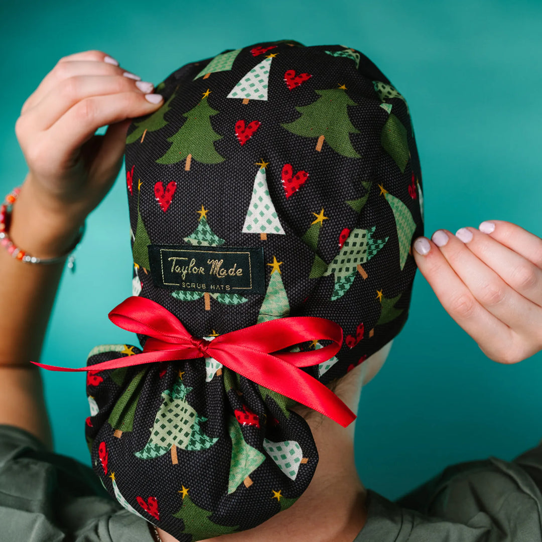 Heart of the Holidays Scrub Hat