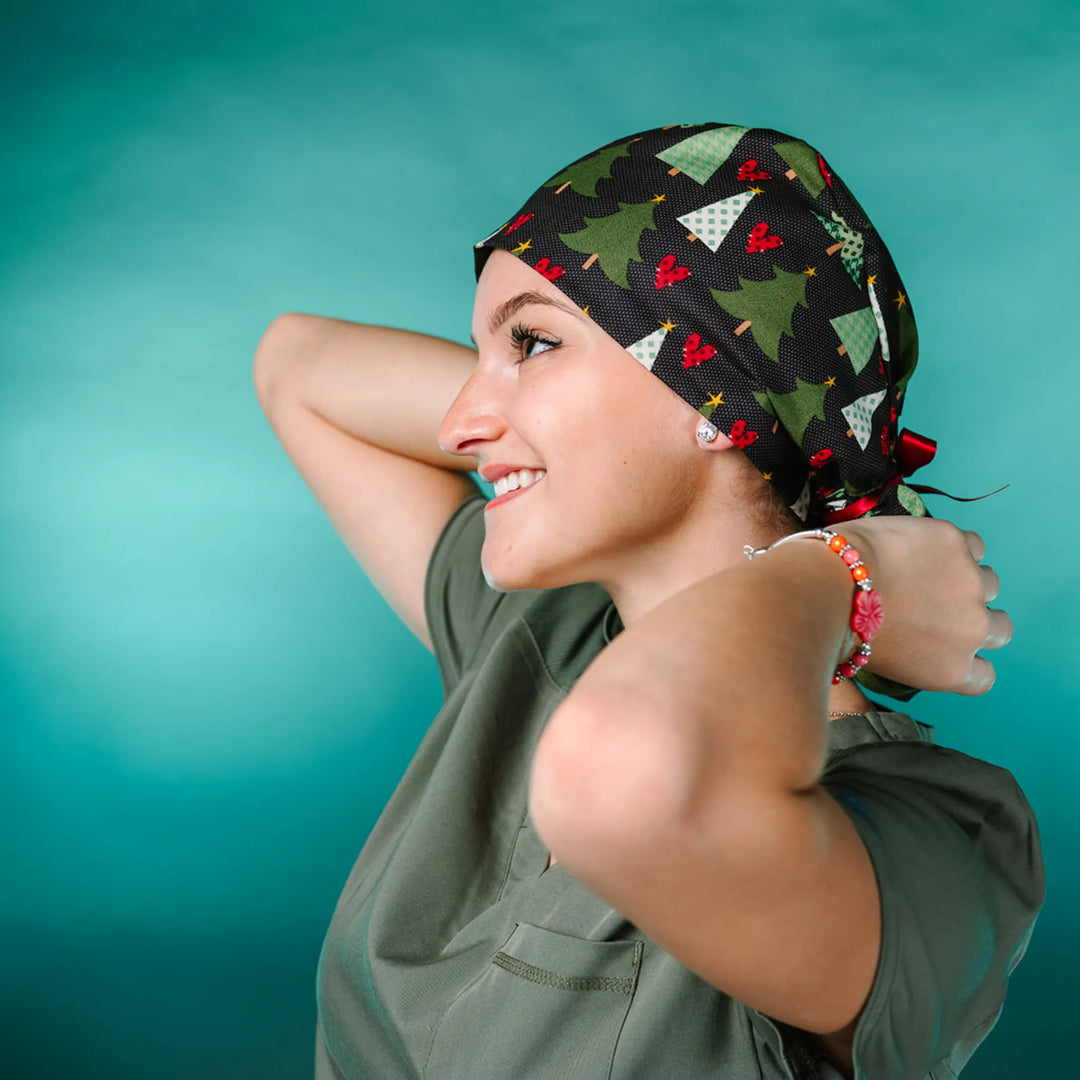 Heart of the Holidays Scrub Hat