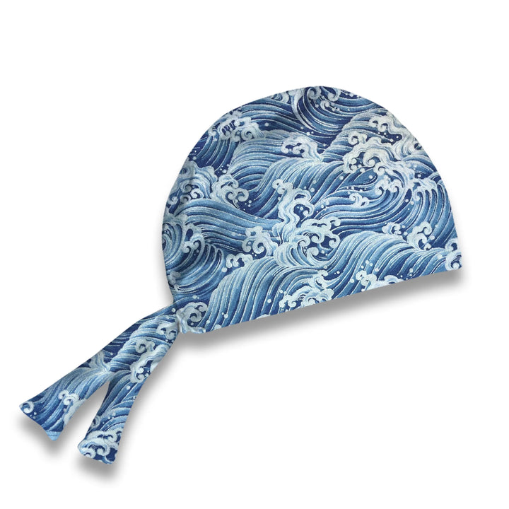 Crashing Waves Scrub Hat