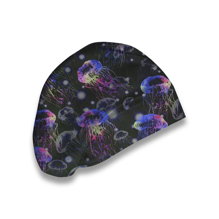 Electric Jellyfish Scrub Hat