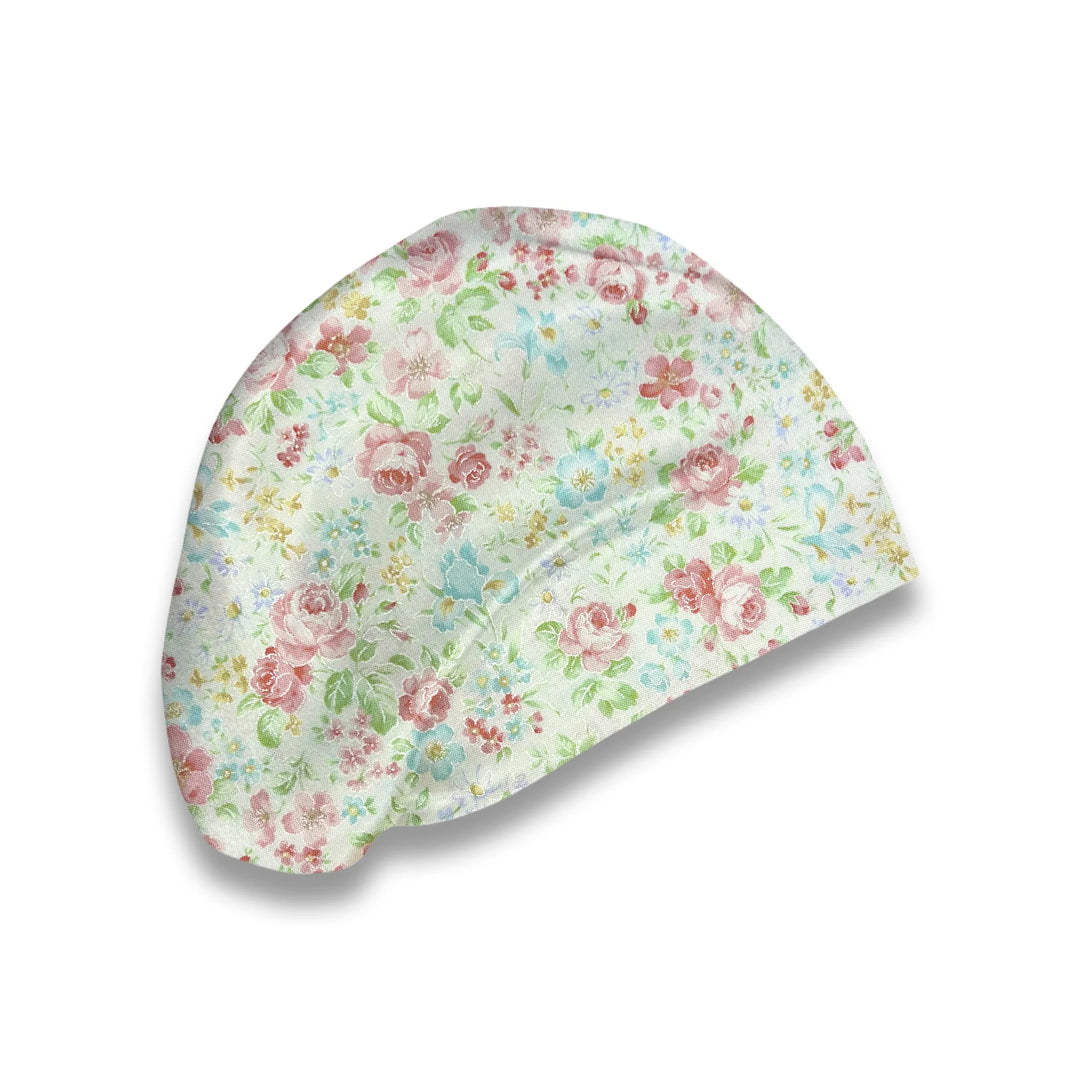 Pastel Bloom Scrub Hat