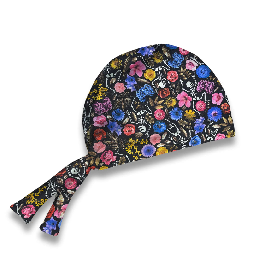 Petals & Bones Scrub Hat