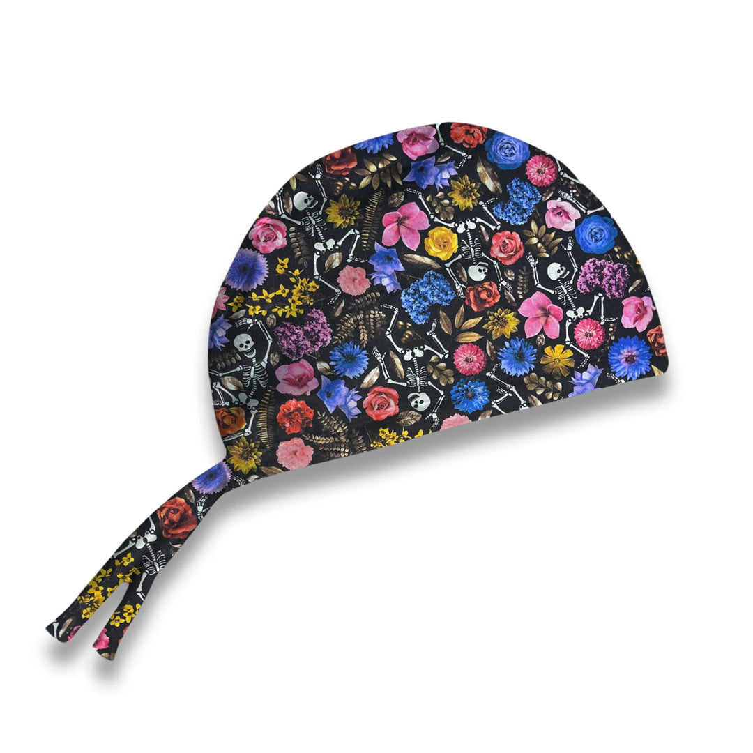 Petals & Bones Scrub Hat