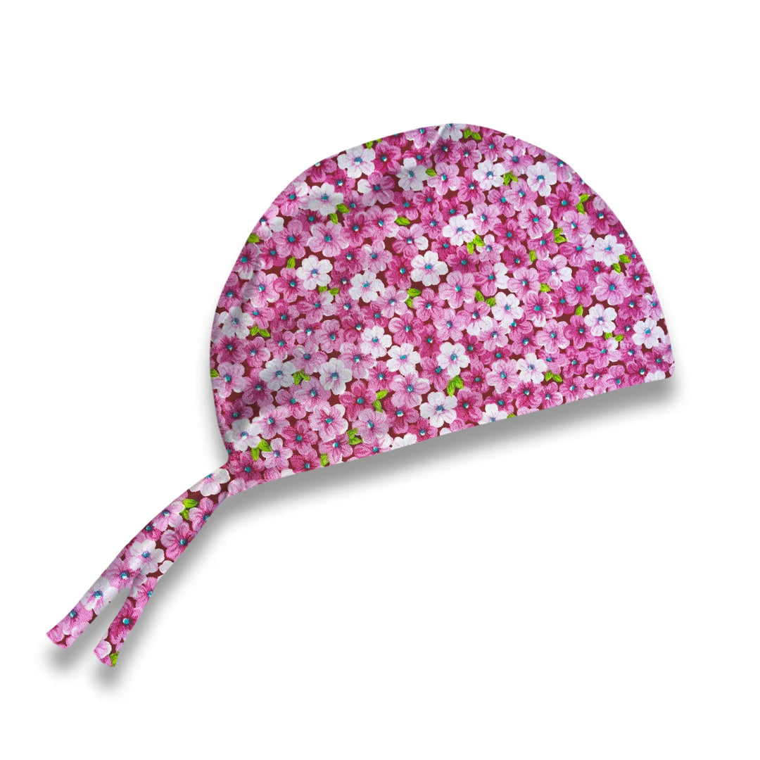 Pink Petal Paradise Scrub Hat