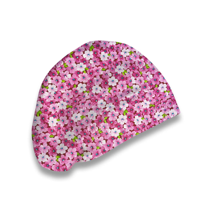 Pink Petal Paradise Scrub Hat