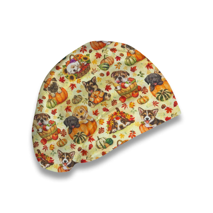 Pumpkin Pups Scrub Hat