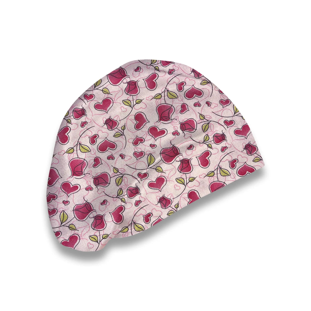 Rosy Romance Scrub Hat