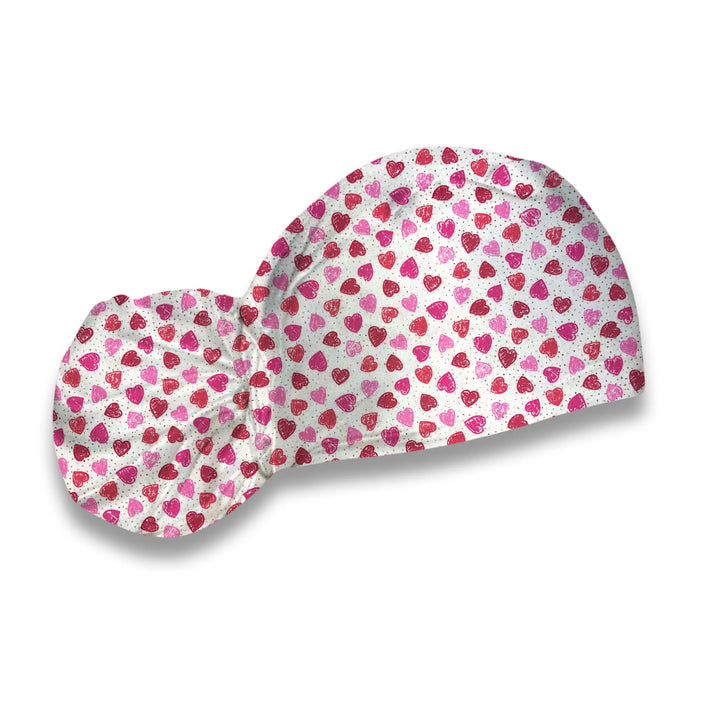 Sprinkled with Hearts Scrub Hat