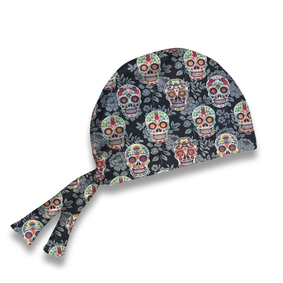 Sugar Skulls Scrub Hat